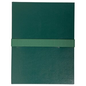 Chemise Dos Extensible Balacron Et Sangle Scratch. - Vert Foncé - X 10 - Exacompta