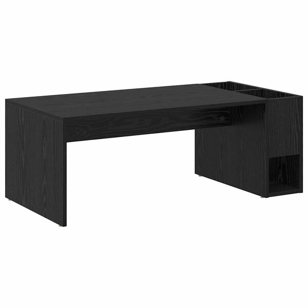 vidaXL Table basse Chêne noir 101 5 x 50 x 37 cm Bois d'ingénierie