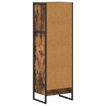 vidaXL Bibliothèque Chêne Fumé 80 x 30 x 155 cm Bois d'ingénierie