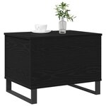 vidaXL Table basse Chêne noir 60 x 44 5 x 45 cm