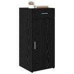 vidaXL Buffet Chêne noir 42 5 x 40 x 93 cm Bois d'ingénierie
