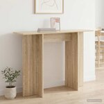vidaXL Table console Chêne Sonoma 100 x 30 x 75 cm Bois d'ingénierie