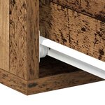 vidaXL Table de chevet flottante vieux bois bois d'ingénierie