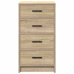 vidaXL Buffet Chêne sonoma 40 x 41 x 75 cm Bois d'ingénierie