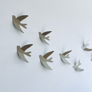 Hirondelles murales - Doré