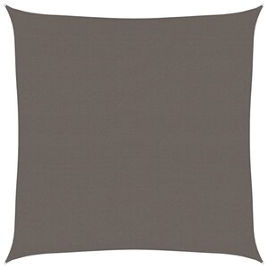 vidaXL Voile d'ombrage 160 g/m² Anthracite 7x7 m PEHD