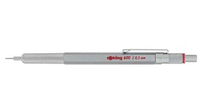 Porte-mine 600 entièrement métal 0 7 mm Argent ROTRING