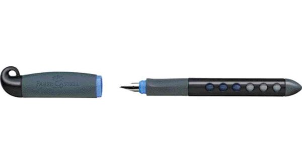 Stylo plume Educatif Scribolino Droitier Noir FABER-CASTELL