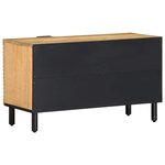 vidaXL Meuble TV marron 80x31 5x46 cm bois massif de manguier