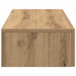 vidaXL Étagère murale avec tiroirs chêne artisanal bois d'ingénierie