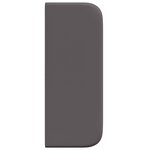 vidaXL Oreille de tête de lit 2 Pièces Gris 40 x 16 x 5 cm