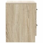 vidaXL Cabinet de chevet 2 Pièces Chêne Sonoma 43 x 34 5 x 44 5 cm