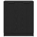 vidaXL Buffet Chêne noir 180 x 30 x 70 cm Bois d'ingénierie