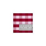 Serviette à carreaux rouges en polyester 410 x 410 mm - lot de 10 - mitre -  - polyester 410x410xmm