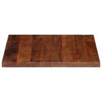 vidaXL Dessus de table 90x90x2 5 cm carré bois massif de récupération