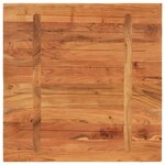 vidaXL Dessus de table 80x80x3 8 cm carré bois massif d'acacia