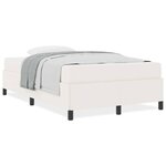 vidaXL Cadre de lit Crème 120 x 200 cm Tissu en velours côtelé