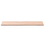 vidaXL Dessus de table 100x50x1 5cm rectangulaire bois massif de hêtre