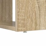vidaXL Bureau Chêne sonoma 113 x 54 x 120 cm Bois d'ingénierie