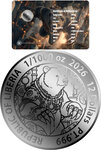 Pièce de monnaie en Platine 12 Dollars g 0.031 (1/1000 oz) Millésime 2026 STEAMPUNK BLACK BEAR 1/1000 (PRÉCOMMANDE)