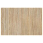 vidaXL Tête de lit Chêne sonoma 120x1 5x80 cm Bois d'ingénierie