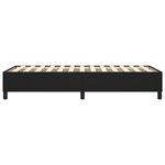 vidaXL Cadre de lit Noir 90x200 cm Similicuir