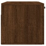 vidaXL Armoire murale chêne marron 80x36 5x35 cm bois d'ingénierie