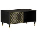 vidaXL Table basse 80x50x40 cm bois de manguier massif