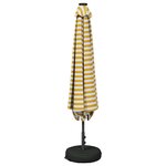 vidaXL Parasol de jardin avec lampes LED 200 x 300 cm Polyester