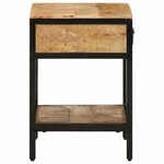 vidaXL Cabinet de chevet avec tiroir Marron 40 x 35 x 50 cm