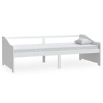 vidaXL Lit de repos 3 places sans matelas Blanc 90x200 cm