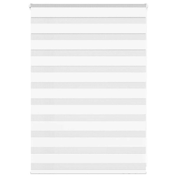 vidaXL Store zèbre blanc 100x100 cm largeur du tissu 95 9cm polyester