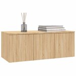 vidaXL Meuble TV Chêne sonoma 80x34x30 cm Bois d'ingénierie