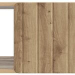 vidaXL Table basse Chêne artisanal 90 x 50 x 40 cm Bois d'ingénierie