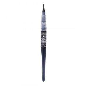 Pinceau a reservoir - ink brush - noir irise - sennelier