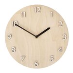 3 kits de chiffres en bois pour horloge 1-12 + 24 traits