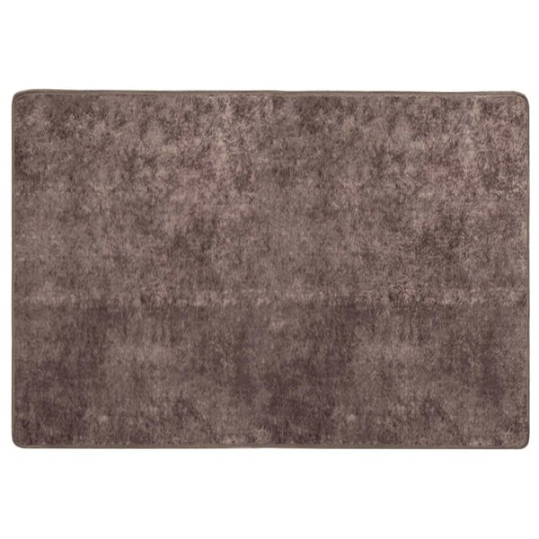 vidaXL Coureur de Tapis MARSA Gris 100 x 150 cm Polyester et PVC