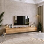 Meuble TV Nicole Oak 80 cm - chêne