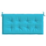 vidaXL Coussin Turquoise Tissu Oxford  Mousse 120 x 50 x 4 cm