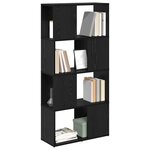 vidaXL Ensemble meuble TV Noir 60 x 24 x 125 5 cm Bois d'ingénierie