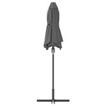 vidaXL Parasol de jardin Anthracite 370 x 197 x 239 cm
