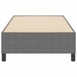 vidaXL Cadre de lit plateforme Gris clair 90 x 190 cm