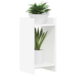 vidaXL Support de Plante 2 pièces Blanc 30 x 30 x 60 cm