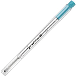 Recharge Goliath pour Stylo à Bille Pointe Moyenne Turquoise CARAN D'ACHE