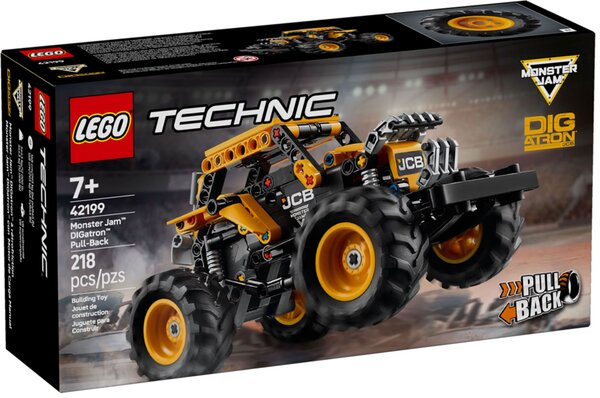 LEGO Technic - Monster Jam DIGatron à rétrofriction - 42199 : Le camion de course ultime pour les jeunes passionnés