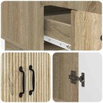 vidaXL Buffet Chêne Sonoma 66 x 34 5 x 92 cm Bois d'ingénierie