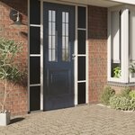 vidaXL Films pour fenêtre 5 Pièces statique dépoli noir PVC