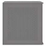 vidaXL Boîte de rangement de jardin Gris clair 55x53x57 cm PP