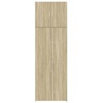 vidaXL Buffet haut chêne sonoma 80x42 5x249 cm bois d'ingénierie