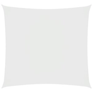 vidaXL Voile de parasol tissu oxford carré 4 5x4 5 m blanc